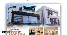 دانلود فایل لایه باز  مسکن و املاک Real Estate Modern Home Rent Instagram Post Design
