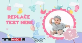 دانلود پروژه آماده افتر افکت : اسلایدشو کودک Baby Slideshow