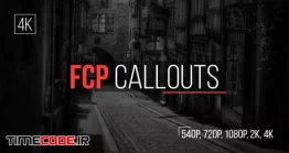 دانلود پروژه آماده فاینال کات پرو : اینفوگرافی FCP Callouts