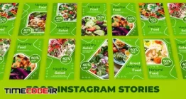 دانلود پروژه آماده افتر افکت : استوری اینستاگرام غذا Food Instagram Story Template
