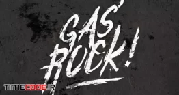 دانلود فونت انگلیسی خشن Gas’Rock! Font