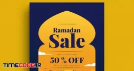 دانلود فایل لایه باز تراکت تخفیف رمضان Ramadann Sale Event Flyer