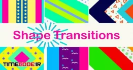 دانلود پروژه آماده افتر افکت : ترنزیشن اشکال Shape Transitions
