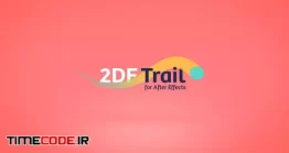 دانلود پروژه آماده افتر افکت : ابزار ساخت اشکال دنباله دار 2DF Trail – Bicolor Trail Generator