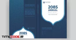 دانلود وکتور لایه باز کاور کتاب گزارش سالانه Book Front And Back Cover For Annual Report