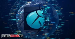 دانلود پروژه آماده افتر افکت : لوگو موشن تکنولوژی High Tech World Connection Logo Reveal