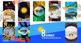 دانلود پروژه آماده افتر افکت : استوری اینستاگرام تابستانه Summer Instagram Stories