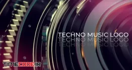 دانلود پروژه آماده افتر افکت : لوگو موشن تکنولوژی Techno Music Logo
