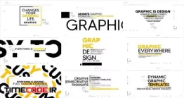 دانلود پروژه آماده افتر افکت : تایپوگرافی Titles Typography Version 4
