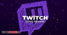 دانلود پروژه آماده افتر افکت : لوگو پارتیکل Twitch Particles Logo Reveal