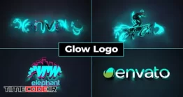 دانلود پروژه آماده افتر افکت : لوگو موشن Glow Logo Reveal