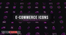 e commerce neon icons 1226921 58 35 270