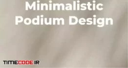 دانلود فایل لایه باز بک گراند معرفی محصول Minimal Design Natural Ceramic Texture Podium