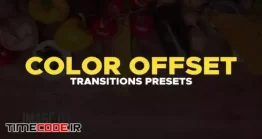 دانلود پریست پریمیر : ترنزیشن رنگی Offset Color Transitions Presets