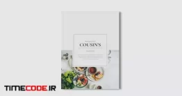 دانلود قالب آماده ایندیزاین : کتاب آشپزی Cookbook / Recipebook Template