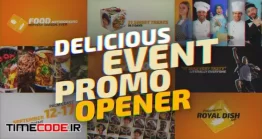 دانلود پروژه آماده افتر افکت : تیزر تبلیغاتی برنامه آشپزی Delicious Event Promo