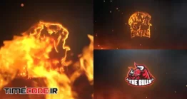 دانلود پروژه آماده افتر افکت : لوگو موشن آتش Epic Fire Logo Reveal