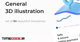 دانلود آیکون فروشگاه آنلاین General 3D Illustrations