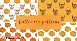 دانلود پترن هالووین Halloween Patterns