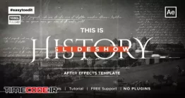 دانلود پروژه آماده افتر افکت : اسلایدشو تاریخی و قدیمی History Slideshow