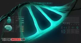دانلود پروژه آماده افتر افکت : اینفوگرافی دی ان ای HUD Medical Interface DNA