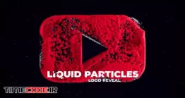 دانلود پروژه آماده افتر افکت : لوگو پارتیکل Youtube Liquid Particles Logo