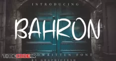 bahron handwritten font 19069 57 35 669