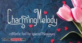 دانلود فونت انگلیسی رمانتیک  CharmingMelody| Romantic Curly Font