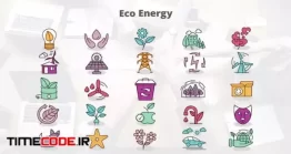 دانلود پروژه MOGRT پریمیر : آیکون انیمیشن اکونومی Eco Energy – MOGRT Icons