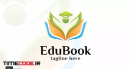دانلود وکتور لایه باز لوگو کتاب دانشگاهی Edu Book – Logo Template