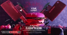 دانلود پروژه MOGRT پریمیر : لوگو موشن فست فود Fast Food Logo Reveal