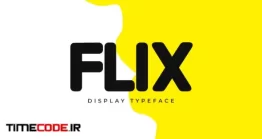 دانلود فونت انگلیسی مناسب لوگو FLIX – Unique Display / Logo Typeface