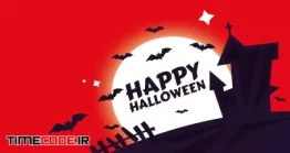 دانلود پروژه آماده افتر افکت : لوگو موشن هالووین Halloween Logo Reveal