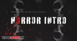 دانلود پروژه آماده افتر افکت : اینترو ترسناک Horror Intro