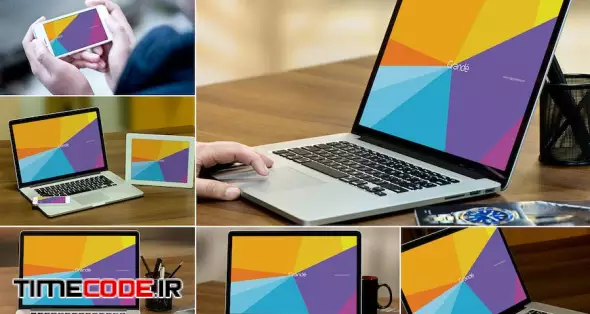 دانلود موکاپ مک بوک