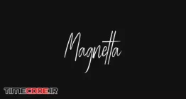 دانلود فونت انگلیسی به سبک امضا Magnetta – Signature Font
