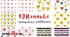 romantic seamless patterns 44726 34 52 457