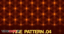 دانلود پترن هندسی آتش  8K UltraHD Seamless Fire Pattern Background