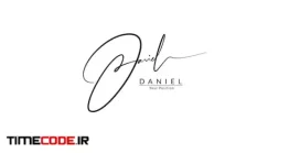 دانلود امضا آماده برای اسم دانیال Handwriting For The Name Daniel