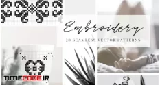 embroidery style vector patterns 17874 06 03 435
