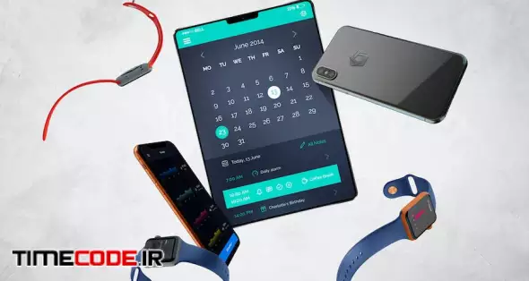 دانلود موکاپ اپل واچ و آی پد