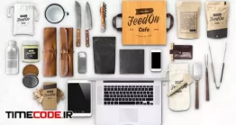 دانلود جعبه ابزار موکاپ آشپزخانه Hero Kitchen Essentials Mockup Creator