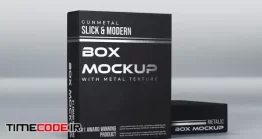 دانلود موکاپ جعبه مقوایی  Realistic Box Mock-Up Template