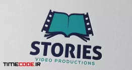 دانلود فایل لایه باز لوگو کتاب نگاتیو Stories Logo