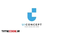 دانلود فایل لایه باز لوگو آماده UI Concept Logo U I C Letter Template