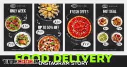 دانلود پروژه آماده افتر افکت : استوری اینستاگرام رستوران Food Delivery – Instagram Story