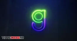 دانلود پروژه آماده افتر افکت : لوگو نئون Neon Logo Reveal