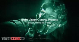 دانلود پریست افتر افکت : نمای دوربین در شب Night Vision Control