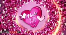 دانلود پروژه آماده افتر افکت : لوگو موشن قلب Romantic Hearts Logo Reveals