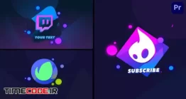 دانلود پروژه آماده پریمیر : لوگو نئون 2D Cartoon Neon Logo Animations